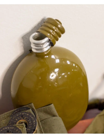 Фляга армейская, оливковый, алюминий, 0,7 л - интернет магазин Полигон