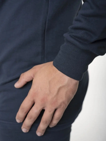 Белье (фуфайка и кальсоны), темно-синий, хлопок лето - интернет магазин Полигон