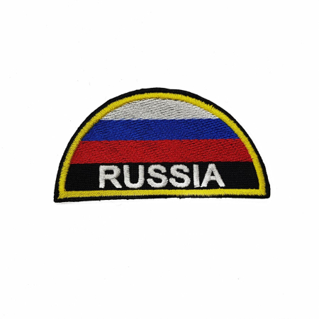 Шеврон вышитый RUSSIA МЧС России, триколор - интернет магазин Полигон