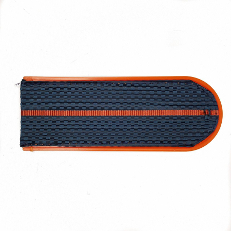 Погоны оранжевый кант 1 оранжевый просвет (китель) МЧС, серо-синий, пластик - интернет магазин Полигон