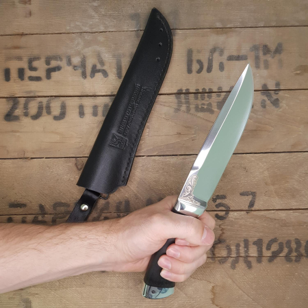 Нож Златоуст "Таежный", граб, сталь 95х18 - интернет магазин Полигон