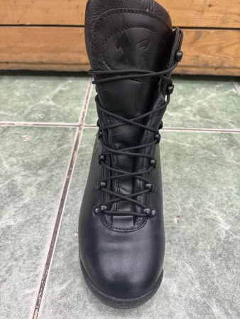 Берцы МАНГУСТ штурмовые городского типа, Бутекс черный, кожа - интернет магазин Полигон