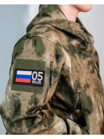 Шеврон вышитый Регион 05, фон черный, на липучке - интернет магазин Полигон