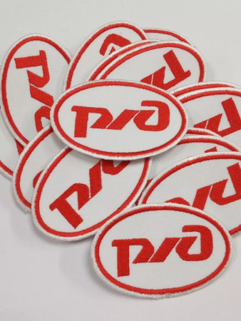 Шеврон вышитый РЖД, белый - интернет магазин Полигон