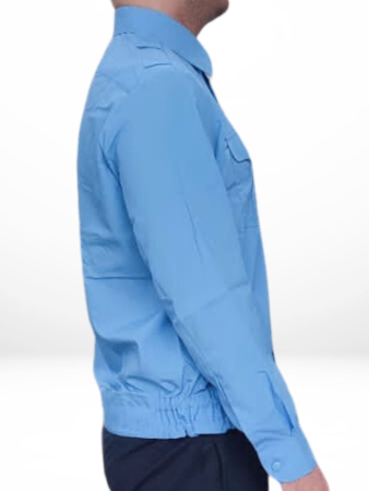 Рубашка (длинные рукава), Офицер ВВС, голубой - интернет магазин Полигон