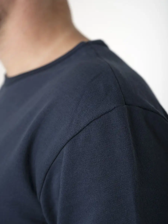 Белье (фуфайка и кальсоны), темно-синий, хлопок лето - интернет магазин Полигон