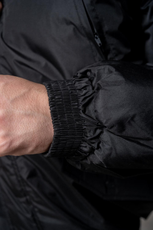 Куртка зимняя НОРД (Охрана), ткань Дюспа, цвет Чёрный - интернет магазин Полигон