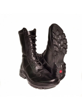 Берцы КРОССИНГ, Зубр коричневый, натуральный мех зима - интернет магазин Полигон