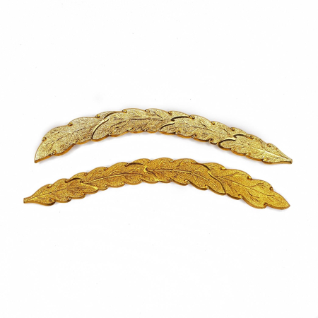 Орнамент на козырек, золотой, металл - интернет магазин Полигон