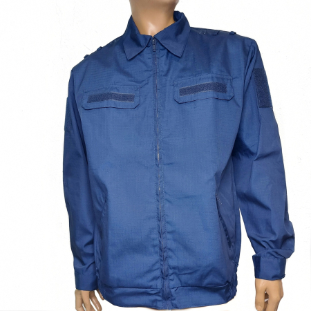 Костюм ОФИСНЫЙ, ткань рип-стоп, длинный рукав, цвет Синий - интернет магазин Полигон