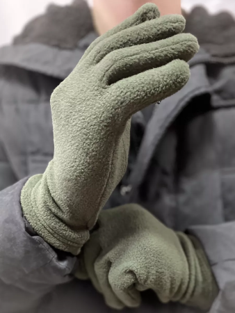 Перчатки флисовые Олива - интернет магазин Полигон