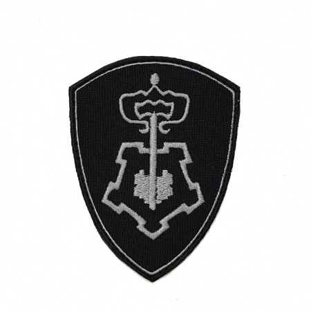 Шеврон вышитый на липучке Росгвардия ЦСН ВОХР, черный - интернет магазин Полигон