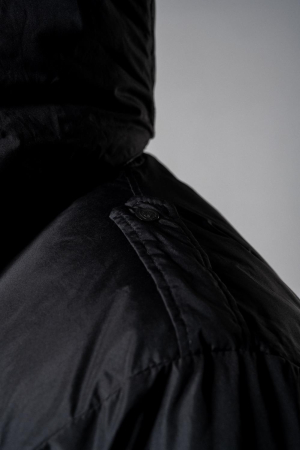 Куртка зимняя НОРД (Охрана), ткань Дюспа, цвет Чёрный - интернет магазин Полигон