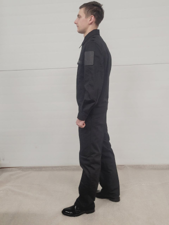 Костюм офисный с длинными рукавами, черный, rip-stop (рипстоп) - интернет магазин Полигон