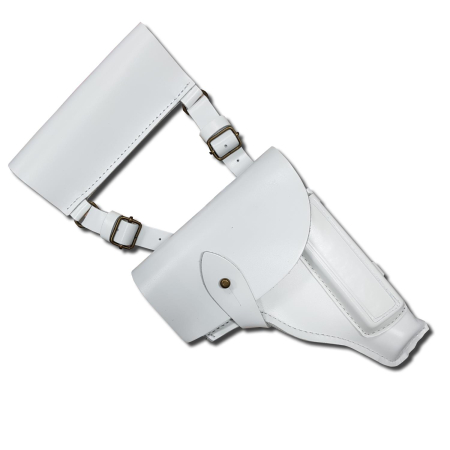 Кобура для Пистолет Макарова поясная закрытая штатная ВМФ, белый - интернет магазин Полигон