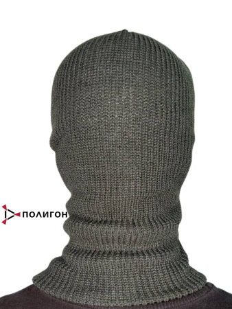 Маска п/ш Стрекоза (3 отв.) на ФЛИСЕ, хаки - интернет магазин Полигон
