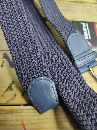 Ремень РЕЗИНКА, синий 35 мм - интернет магазин Полигон