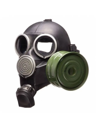 Противогаз в сумке, ГП-7, зеленый, черный - интернет магазин Полигон