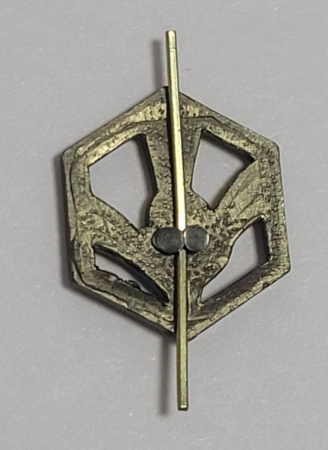 Эмблема петличная нового образца защитная Войска РХБЗ, зеленый, металл - интернет магазин Полигон