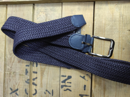 Ремень РЕЗИНКА, синий 35 мм - интернет магазин Полигон