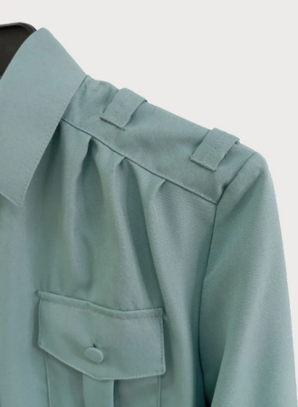 Рубашка (длинные рукава) Офицер ФТС России, фисташковый - интернет магазин Полигон