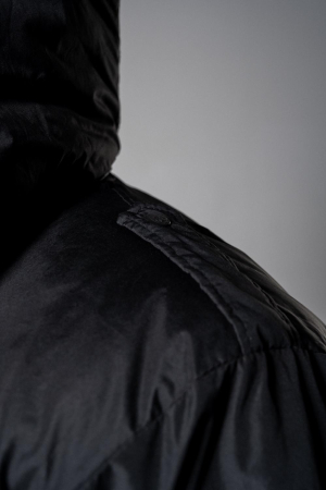 Куртка зимняя НОРД (Охрана), ткань Дюспа, цвет Чёрный - интернет магазин Полигон