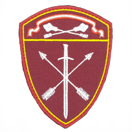 Шеврон вышитый на липучке Росгвардия ЦентрОкруг Оперативного назначения, бордовый, желтый, белый - интернет магазин Полигон