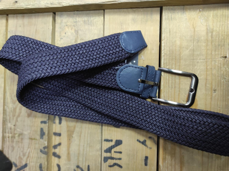 Ремень РЕЗИНКА, синий 35 мм - интернет магазин Полигон