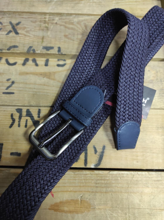 Ремень РЕЗИНКА, синий 35 мм - интернет магазин Полигон