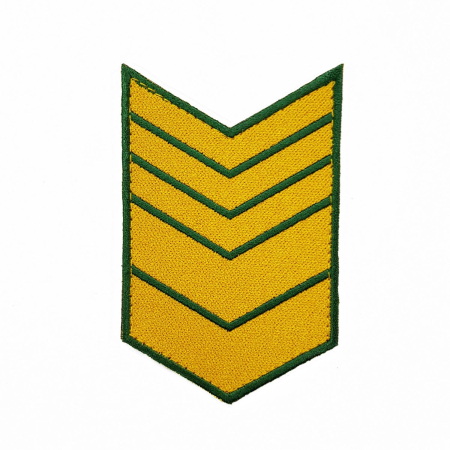 Выслуга вышитая 13 лет на липучке, желтый - интернет магазин Полигон