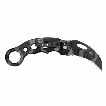 Тактический нож-керамбит Smith&Wesson Extreme Ops Taylor Cutlery Gray - интернет магазин Полигон