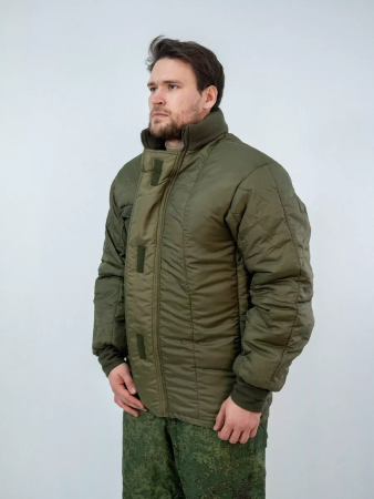 Куртка  зимняя ПОЛЕВАЯ (Юдашкин) тк. рип-стоп Зеленая цифра - интернет магазин Полигон