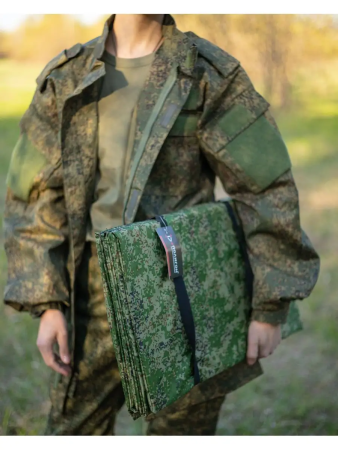 Коврик складной, зеленый, оливковый 182х53х1,5 см полиуретан - интернет магазин Полигон