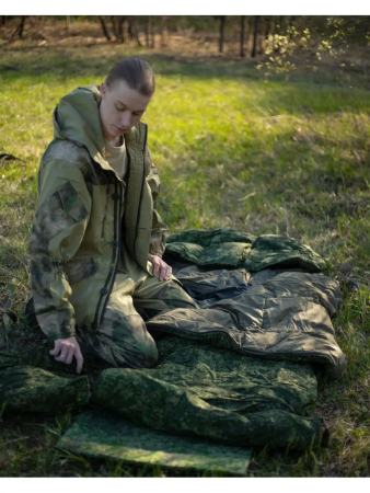 Спальный мешок ВКБО, зеленый, оливковый - интернет магазин Полигон