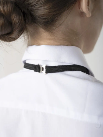 Галстук-регат с вышивкой с орлом Полиция МВД, темно-синий, габардин - интернет магазин Полигон