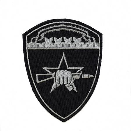 Шеврон вышитый на липучке Росгвардия ЦСпН Витязь, черный - интернет магазин Полигон