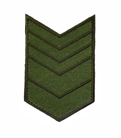 Выслуга вышитая 13 лет на липучке, зеленый - интернет магазин Полигон