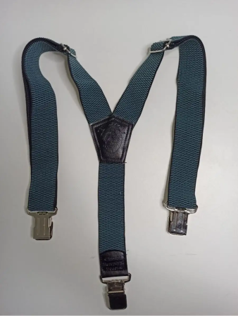 Подтяжки офисные, бирюзовый 40 мм - интернет магазин Полигон