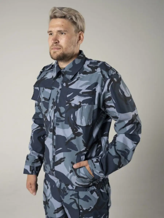 Костюм камуфляжный уставной ФСИН, ткань рип-стоп, цвет синяя кукла - интернет магазин Полигон