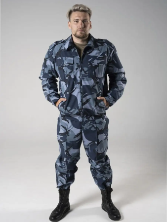 Костюм камуфляжный уставной ФСИН, ткань рип-стоп, цвет синяя кукла - интернет магазин Полигон
