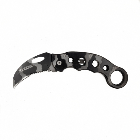 Тактический нож-керамбит Smith&Wesson Extreme Ops Taylor Cutlery Gray - интернет магазин Полигон