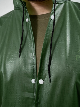 Плащ-Дождевик, зеленый, винил - интернет магазин Полигон