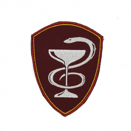 Шеврон вышитый на липучке Росгвардия ЦентрАппарат Медицинские войска, краповый - интернет магазин Полигон