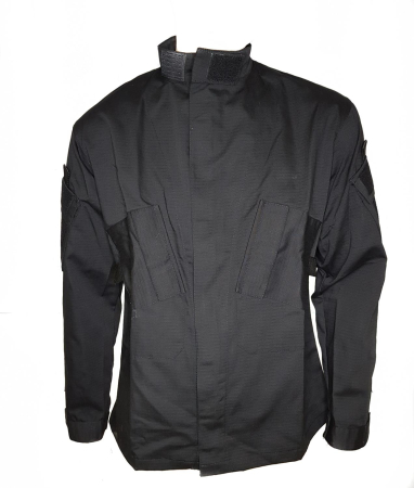 Китель тактический ПОЛИГОН, ткань рип-стоп, цвет Черный - интернет магазин Полигон