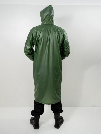 Плащ-Дождевик, зеленый, винил - интернет магазин Полигон
