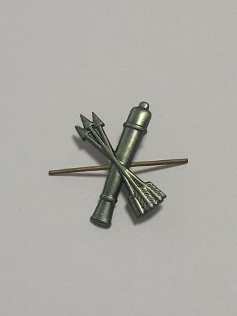 Эмблема петличная нового образца защитная Войска ПВО, зеленый, металл - интернет магазин Полигон