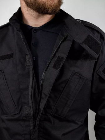 Костюм боевой Army Combat Uniform, цвет черный, ткань рипстоп - интернет магазин Полигон