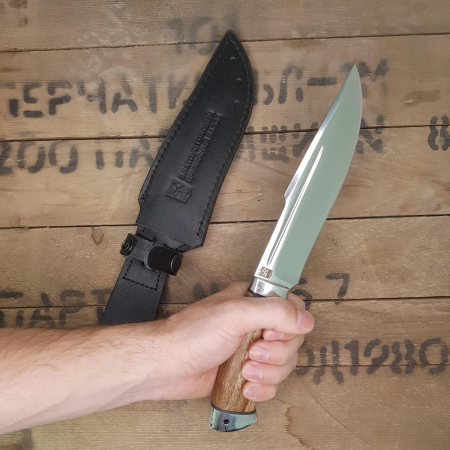 Нож Златоуст "Хищник", орех, сталь 95х18 - интернет магазин Полигон
