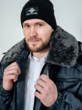 Куртка зимняя Оперативка (мод. N) однотонная серая, тк. оксфорд - интернет магазин Полигон