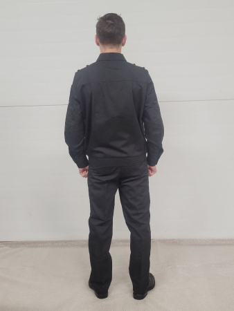 Костюм офисный с длинными рукавами, черный, rip-stop (рипстоп) - интернет магазин Полигон